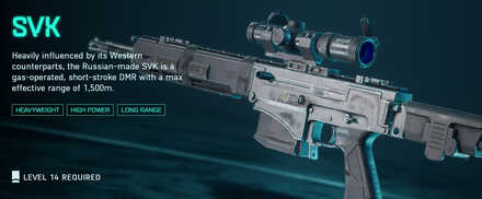 Battlefield 2042 - SVK Weapon Info