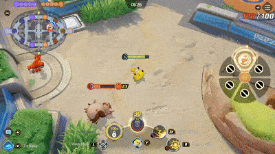 Pokemon UNITE - Pikachu Using Electro Ball and Thunderbolt