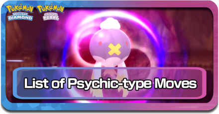All Psychic-Type Moves Pokemon BDSP