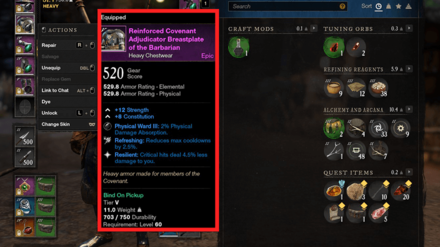 New World - Final Faction Rank Armor