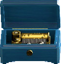 The Blue version of Wooden Music Box
