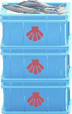 The Scallop version of Stacked Fish Containers