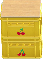 The Cherry version of Stacked Bottle Crates