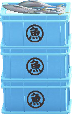 The Sakana (Fish) version of Stacked Fish Containers
