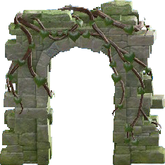 The Mossy version of Ruined Arch