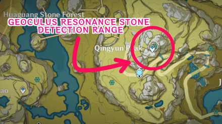 Genshin - Geoculus Resonance Stone Range