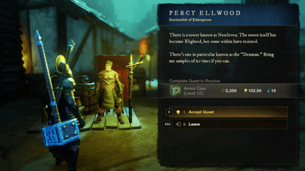 New World - Start Questing in Edengrove