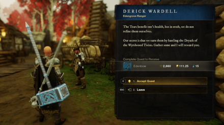 New World - Finish Questing in Edengrove