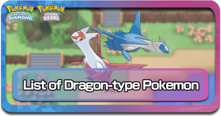 All Dragon Type Pokemon BDSP