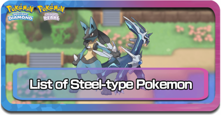 All Steel Type Pokemon BDSP