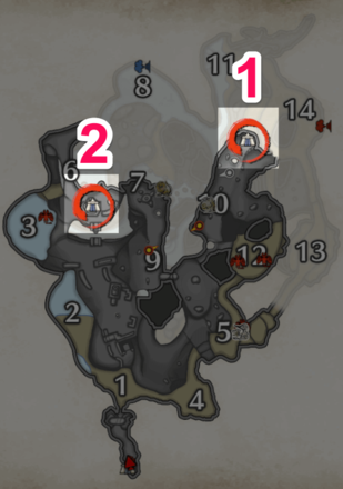 MH Rise - Lava Caverns Sub-Camps