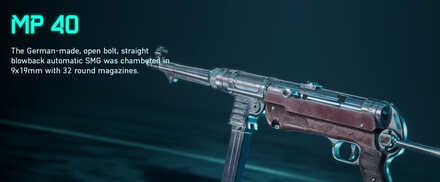 Battlefield 2042 - MP 40 Weapon Info
