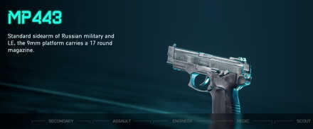 Battlefield 2042 - MP443 Weapon Info