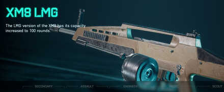 Battlefield 2042 - XM8 LMG Weapon Info