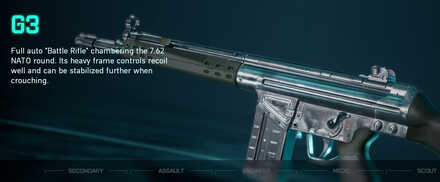 Battlefield 2042 - G3 Weapon Info