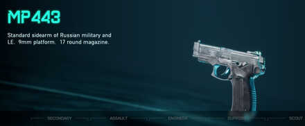 Battlefield 2042 - MP443 Weapon Info