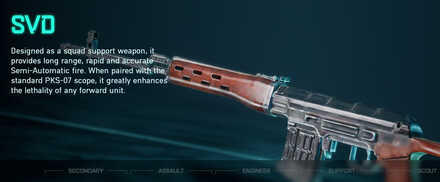 Battlefield 2042 - SVD Weapon Info