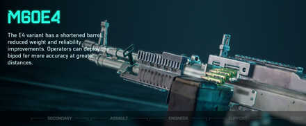 Battlefield 2042 - M60E4 Weapon Info