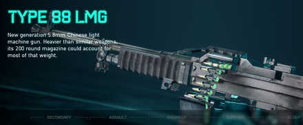 Battlefield 2042 - TYPE 88 LMG Weapon Info