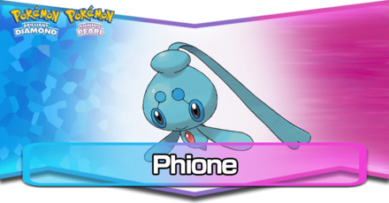 Phione Pokemon BDSP