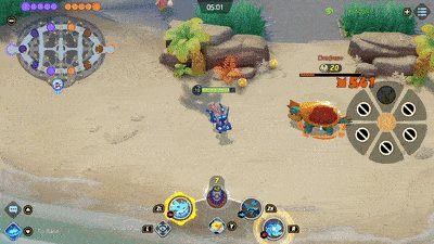 Pokemon UNITE - Greninja Defeating Drednaw