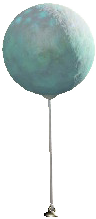 The Gray version of Glowing-Moss Balloon
