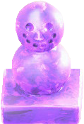 The Ice Purple version of Frozen Mini Snowperson