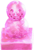 The Ice Pink version of Frozen Mini Snowperson