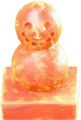 The Ice Orange version of Frozen Mini Snowperson