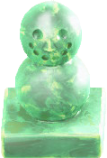 The Ice Green version of Frozen Mini Snowperson