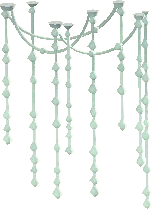 The White version of Hanging Glowing Moss