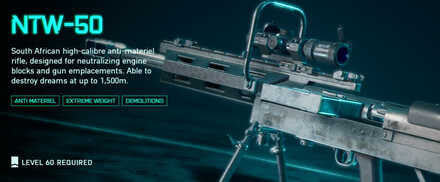 Battlefield 2042 - NTW-50 Weapon Info