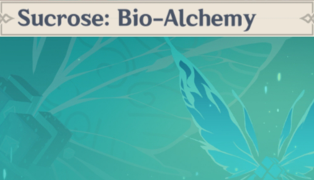 Genshin - Sucrose: Bio-Alchemy Namecard Showcase