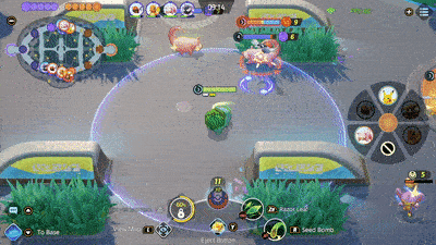 Pokemon UNITE - Venusaur Using Razor Leaf