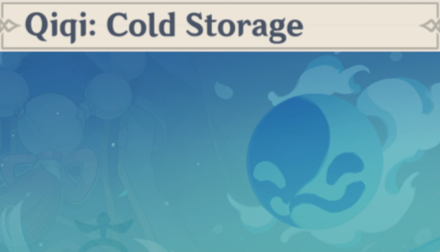 Genshin - Qiqi: Cold Storage Namecard Showcase