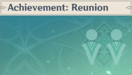 Genshin - Achievement: Reunion Namecard Showcase