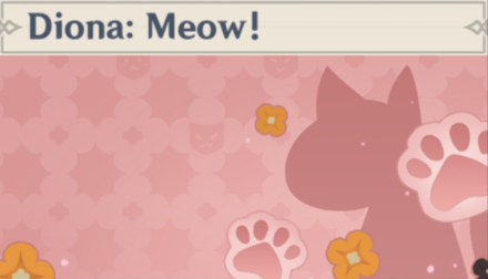 Genshin - Diona: Meow! Namecard Showcase