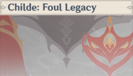 Genshin - Childe: Foul Legacy Namecard Showcase