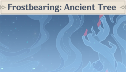 Genshin - Frostbearing: Ancient Tree Namecard Showcase