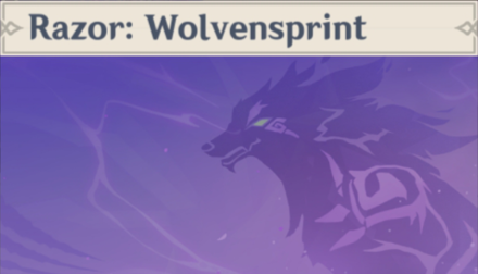 Genshin - Razor: Wolvensprint Namecard Showcase