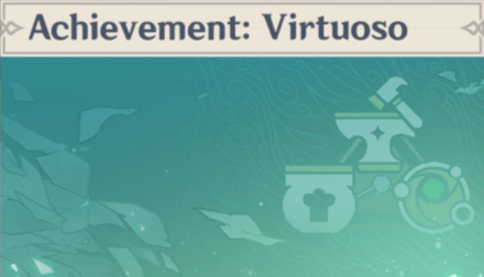 Genshin - Achievement: Virtuoso Namecard Showcase
