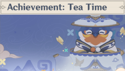 Genshin - Achievement: Tea Time Namecard Showcase