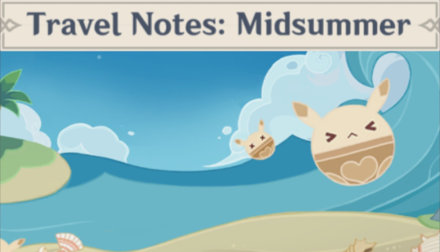 Genshin - Travel Notes: Midsummer Namecard Showcase