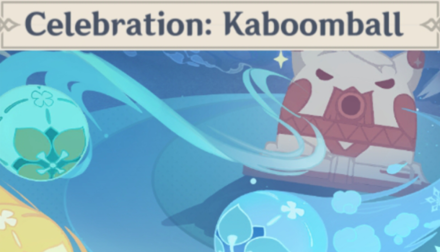 Genshin - Celebration: Kaboomball Namecard Showcase