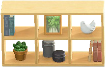 Open Wooden Shelves Image