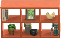 The Cherry version of Open Wooden Shelves