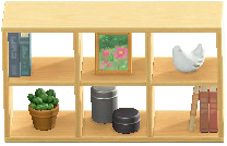 The Flowers Photo version of Open Wooden Shelves