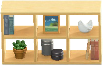 The Seaside Photo version of Open Wooden Shelves