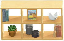 The Train Photo version of Open Wooden Shelves