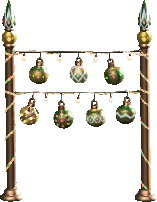 The Green version of Ornament Garland